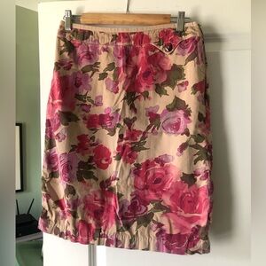 Anthropologie Floral pencil skirt Odille size 0